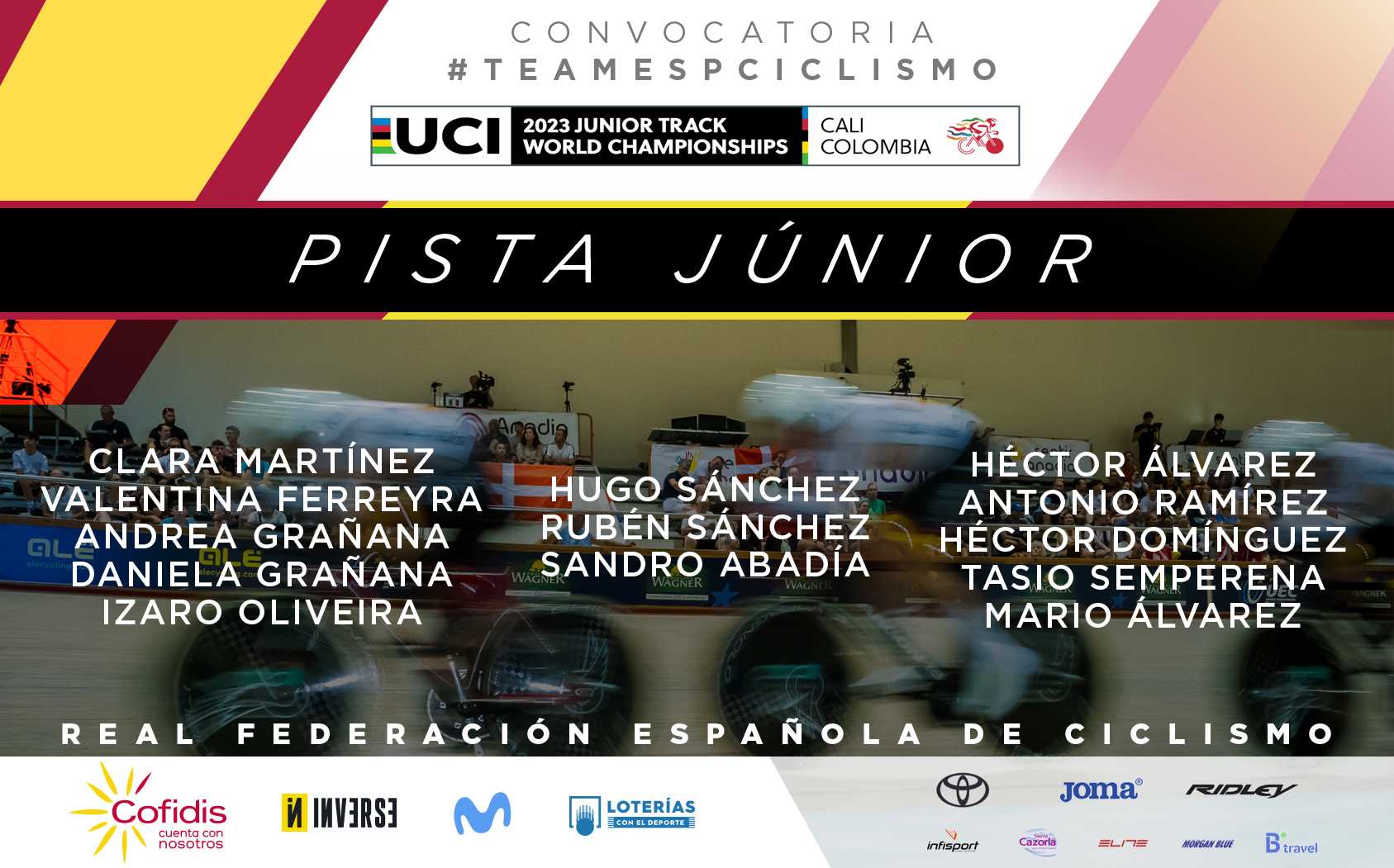 Sandro Abad&iacute;a, en el Campeonato del Mundo Junior de Pista